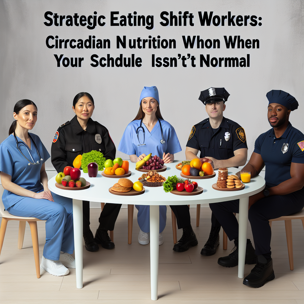 Strategic Eating for Shift Workers: Circadian Nutrition When Your Schedule Isn’t